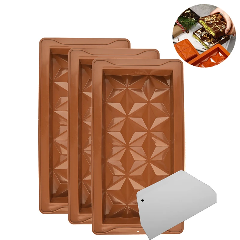 Chocolate Mold Bar Pistachio Chocolate Bar Silicone Thick Mold For Filling Bars, Largecandy Bar Mold For Filling
Chocolate Mold Bar Pistachio Chocolate Bar Silicone Thick Mold For Filling Bars, Largecandy Bar Mold For Filling