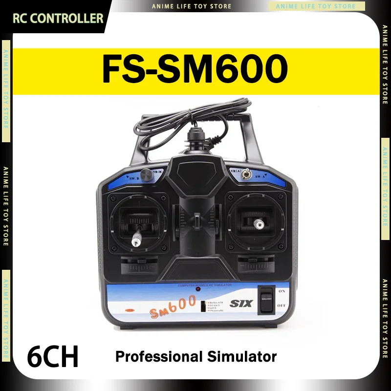 FS SM600 RC Controller Phoenix 6.0 6CH Softdog For Simulator Flight App Raicng Drone Quadcopter Airplane Model RC Children Gifts
FS SM600 RC Controller Phoenix 6.0 6CH Softdog For Simulator Flight App Raicng Drone Quadcopter Airplane Model RC Children Gifts