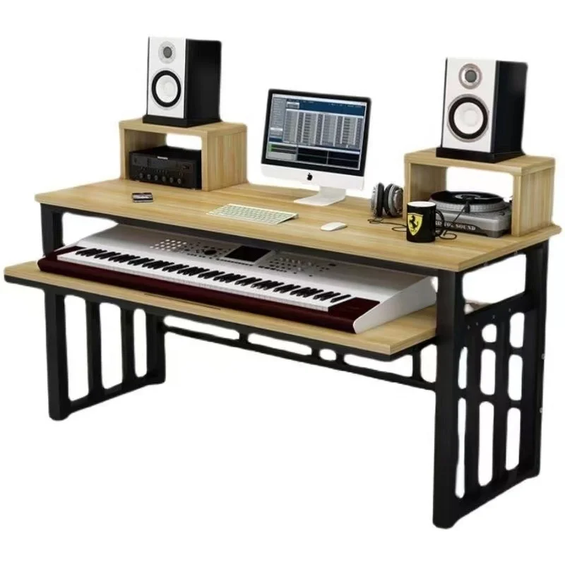 Hooqu Hot-selling Walnut/oak New Multi-functional Studio Desk Modern Simple Keyboard Table
Hooqu Hot-selling Walnut/oak New Multi-functional Studio Desk Modern Simple Keyboard Table