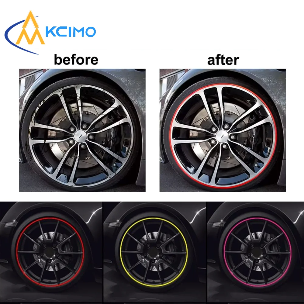 KCIMO Fashion 8M Car Wheel Decorative Strip Universal Car Rim Protect Strip Wheel Edge Protector Covers Durable Decoration
KCIMO Fashion 8M Car Wheel Decorative Strip Universal Car Rim Protect Strip Wheel Edge Protector Covers Durable Decoration
