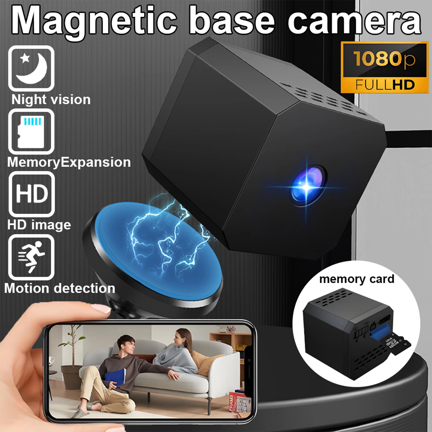 Mini WIFI Camera 1080P HD Video Security Camera Motion Detection Rechargeable Night Vision Surveillance Remote View Camera 2025
Mini WIFI Camera 1080P HD Video Security Camera Motion Detection Rechargeable Night Vision Surveillance Remote View Camera 2025