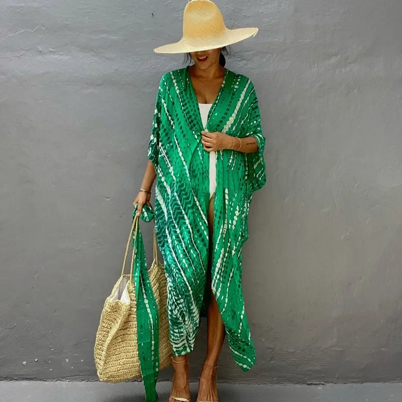 2025 Spring Summer Fashion Printing Leaf Women's Cardigan Loose Beach Sunscreen Bikini Blouse Swimsuit Women Dress
2025 Spring Summer Fashion Printing Leaf Women's Cardigan Loose Beach Sunscreen Bikini Blouse Swimsuit Women Dress