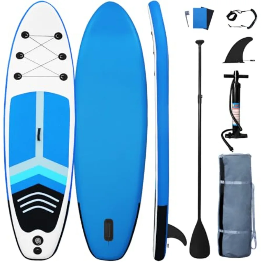 Stand Up Paddle Board, Yoga Board with Durable SUP Accessories and Carry Bag - Wide Stance, Surf Control, Non-Slip Deck, Leash,
Stand Up Paddle Board, Yoga Board with Durable SUP Accessories and Carry Bag - Wide Stance, Surf Control, Non-Slip Deck, Leash,