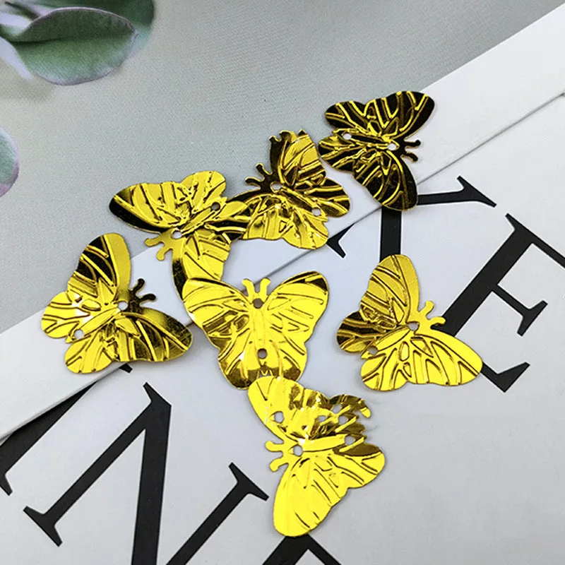 Wholesale 500g 18x22mm 24x30mm Colorful Double Hole Butterfly Shape Sequins Bags SewDIY Clothing Decor Butterfly Sequins
Wholesale 500g 18x22mm 24x30mm Colorful Double Hole Butterfly Shape Sequins Bags SewDIY Clothing Decor Butterfly Sequins