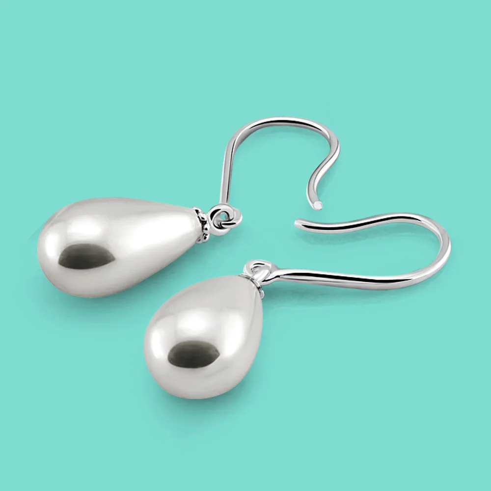 Винтажные висячие серьги из стерлингового серебра 925 пробы, винтажные элегантные глянцевые толстые серьги-капли, легкие серьги-кольца 
Винтажные висячие серьги из стерлингового серебра 925 пробы, винтажные элегантные глянцевые толстые серьги-капли, легкие серьги-кольца