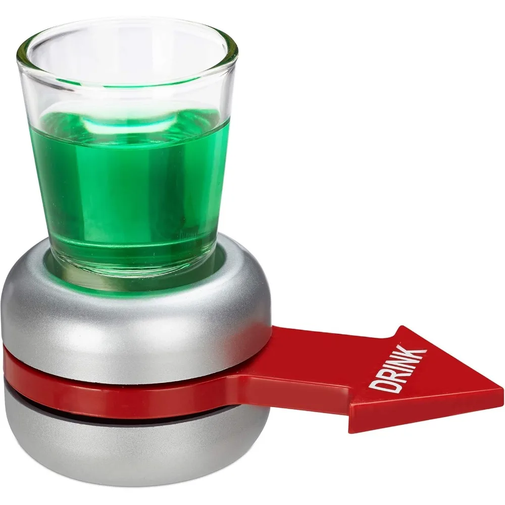 Relaxdays Drinking Game, Spin The Bottle with Red Arrow and Glass, Fun Party Gag, Shot Spinner for Adults, Party Games Toys
Relaxdays Drinking Game, Spin The Bottle with Red Arrow and Glass, Fun Party Gag, Shot Spinner for Adults, Party Games Toys