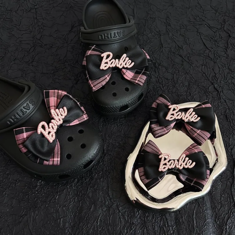 Girls Women DIY Clog Charms Y2K Sweet & Edgy Checkered Bow Shoe Decorations for Hole Shoes & Garden Clogs Sandals Accessories
Girls Women DIY Clog Charms Y2K Sweet & Edgy Checkered Bow Shoe Decorations for Hole Shoes & Garden Clogs Sandals Accessories