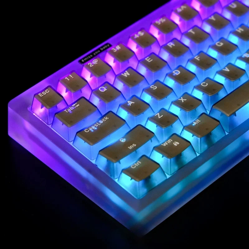 OEM Height Cross Axis Keycap Mechanical Keyboard 87 Keys 98 Keys 104 Keys High Transparency
OEM Height Cross Axis Keycap Mechanical Keyboard 87 Keys 98 Keys 104 Keys High Transparency