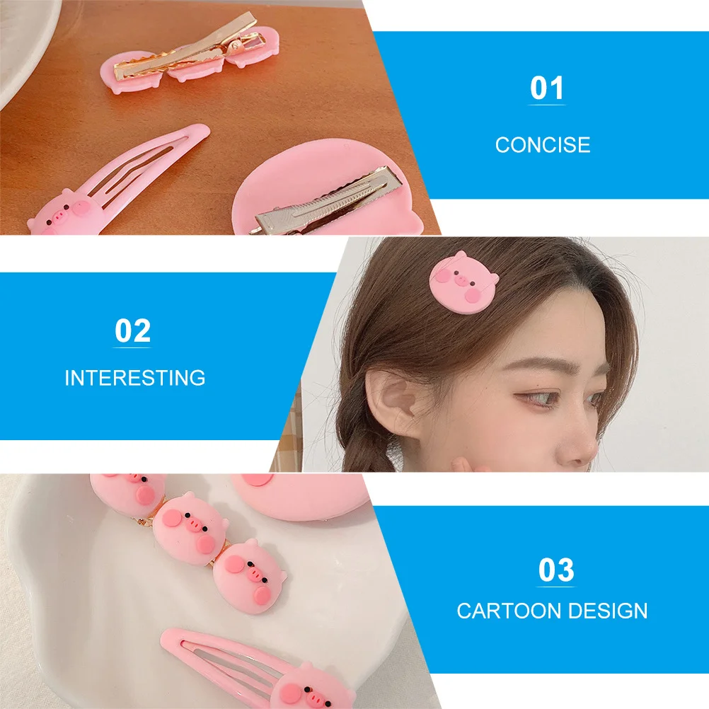 12Pcs Cartoon Pig Hairpins Barrettes Adorable Pink Hair Clips for Girls Party Wedding Daily Hair Accessories Decoration
12Pcs Cartoon Pig Hairpins Barrettes Adorable Pink Hair Clips for Girls Party Wedding Daily Hair Accessories Decoration