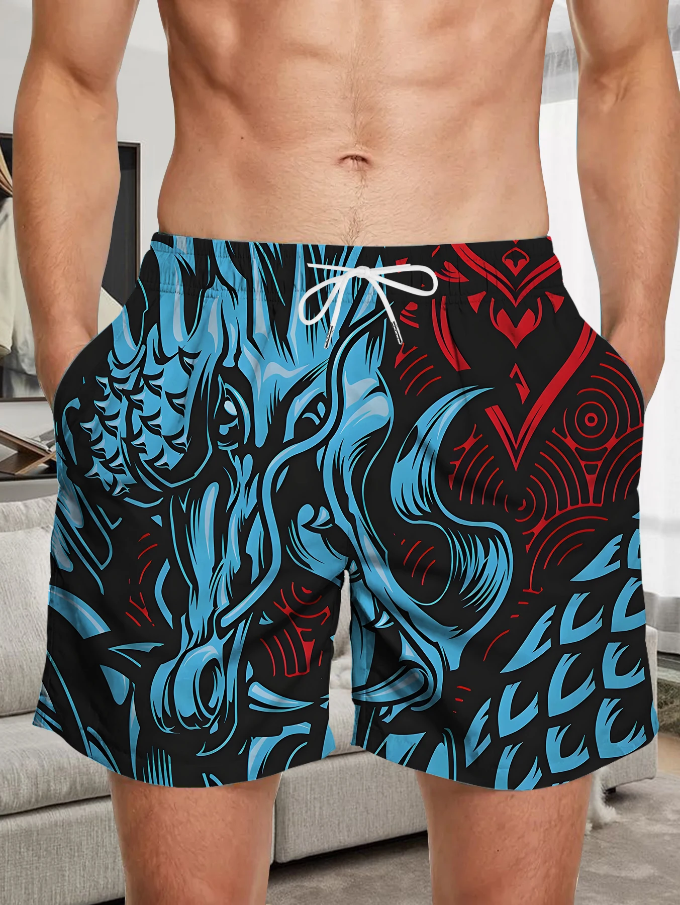 Men's Digital Printed Shorts Full Print Beach Pants Quick Dry Polyester Casual Trunks
Men's Digital Printed Shorts Full Print Beach Pants Quick Dry Polyester Casual Trunks