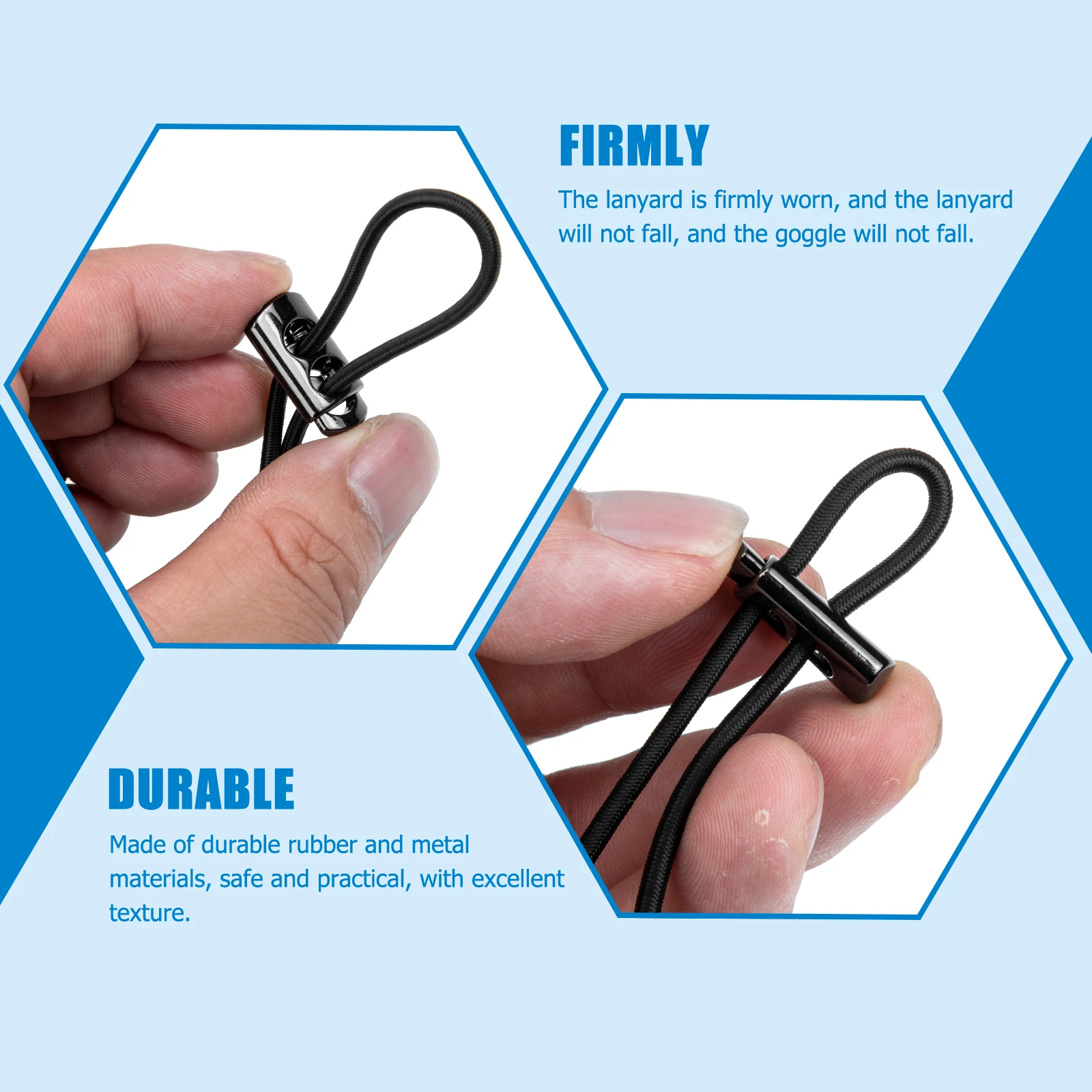 Adjustable Swimming Goggles Lanyard Non-Slip Glasses Rope Durable Rubber Metal Fixing Strap Comfortable Anti-Skid Eyeglass
Adjustable Swimming Goggles Lanyard Non-Slip Glasses Rope Durable Rubber Metal Fixing Strap Comfortable Anti-Skid Eyeglass