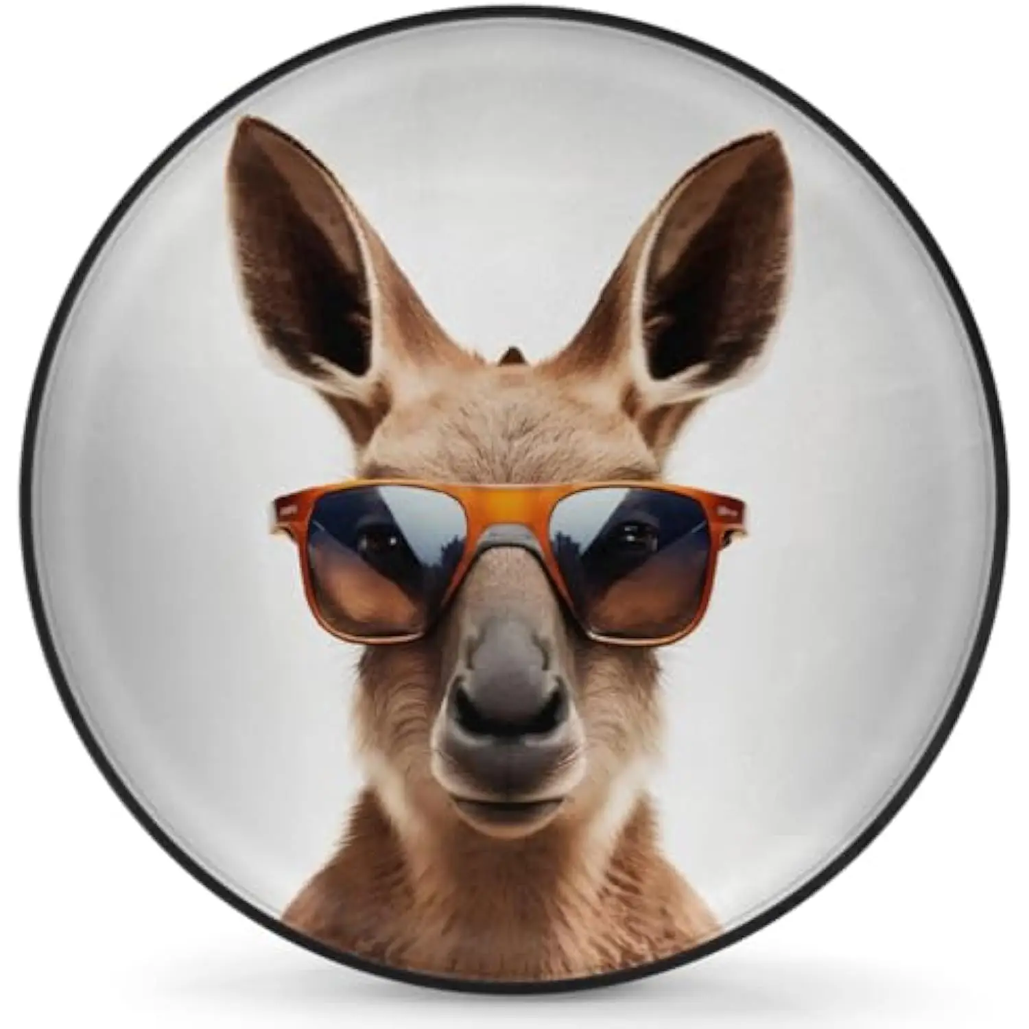 Funny Kangaroo Wearing Sunglasses Spare Tire Cover Waterproof Polyester Wheel Protector For SUV Truck
Funny Kangaroo Wearing Sunglasses Spare Tire Cover Waterproof Polyester Wheel Protector For SUV Truck