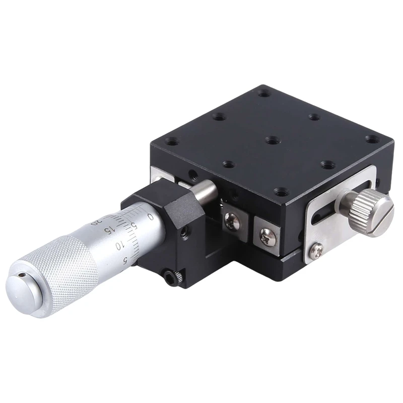 New X Axis 40X40mm Knob Micrometer Sliding Stage Guide Rail Type Platform Manual Displacement Sliding Table(LGX40-C)
New X Axis 40X40mm Knob Micrometer Sliding Stage Guide Rail Type Platform Manual Displacement Sliding Table(LGX40-C)