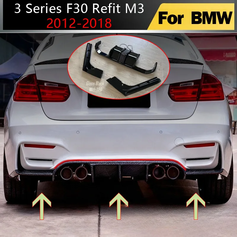 Для BMW 3 серии F30 модифицированный M3 2012-2018 автомобильный задний бампер диффузор нижняя губа спойлер защитное лезвие задняя крышка комплекты кузова тюнинг
Для BMW 3 серии F30 модифицированный M3 2012-2018 автомобильный задний бампер диффузор нижняя губа спойлер защитное лезвие задняя крышка комплекты кузова тюнинг
