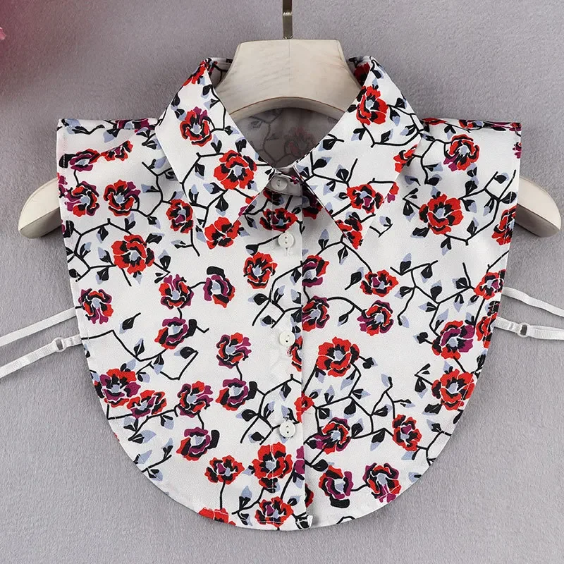 Linbaiway Women Floral Printed Fake Collar Female Shirt False Collar Lady Lapel Shirt Blouse Top Detachable Collar Female Decor
Linbaiway Women Floral Printed Fake Collar Female Shirt False Collar Lady Lapel Shirt Blouse Top Detachable Collar Female Decor