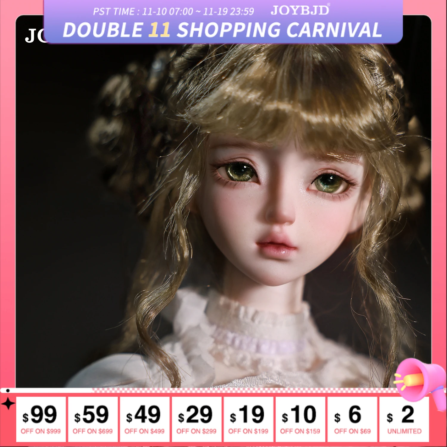 Joybjd Bjd Dolls 1/4 Chihiro The Captive Medieval Princess Style Fashion Resin Toy Fullset
Joybjd Bjd Dolls 1/4 Chihiro The Captive Medieval Princess Style Fashion Resin Toy Fullset