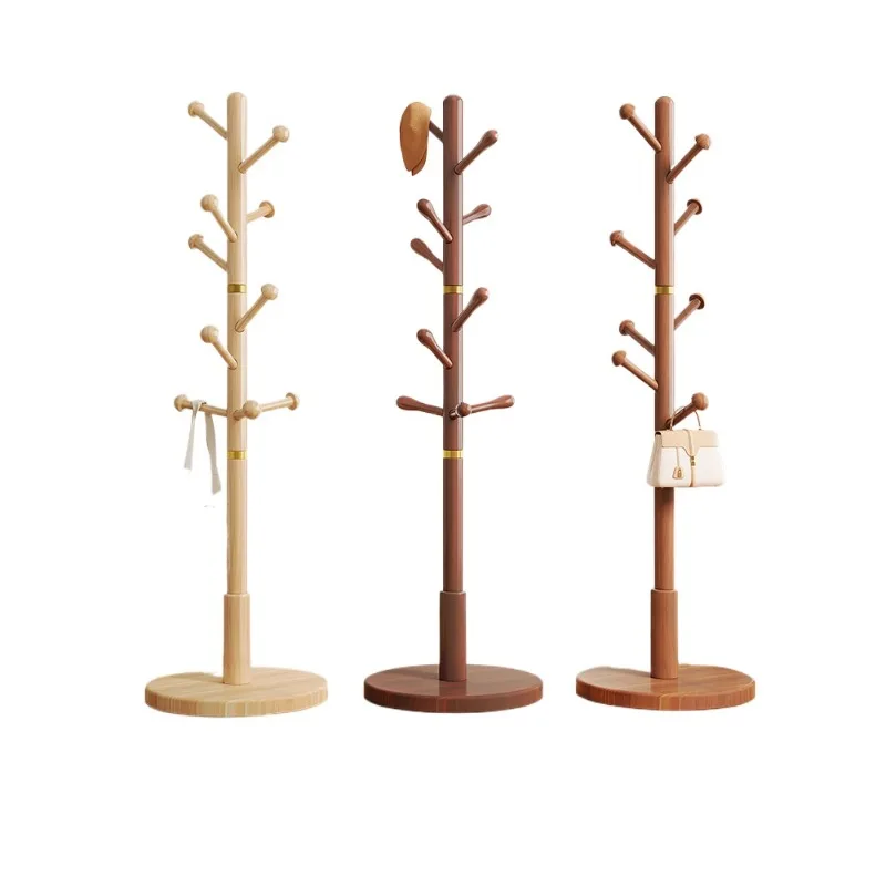 Solid wood coat rack Floor-to-ceiling household hanger Indoor hanger Rod Living room storage bag rack
Solid wood coat rack Floor-to-ceiling household hanger Indoor hanger Rod Living room storage bag rack