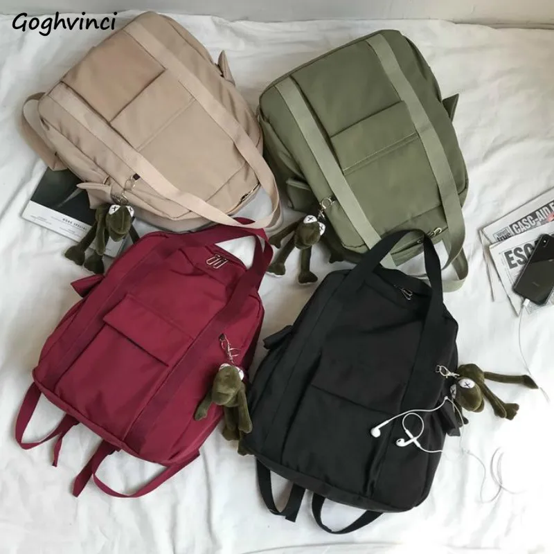 Backpacks Women Solid Belts Large Capacity Womens Travel Multi-function Students Schoolbags Fashion Harajuku Simple Streetwear
Backpacks Women Solid Belts Large Capacity Womens Travel Multi-function Students Schoolbags Fashion Harajuku Simple Streetwear