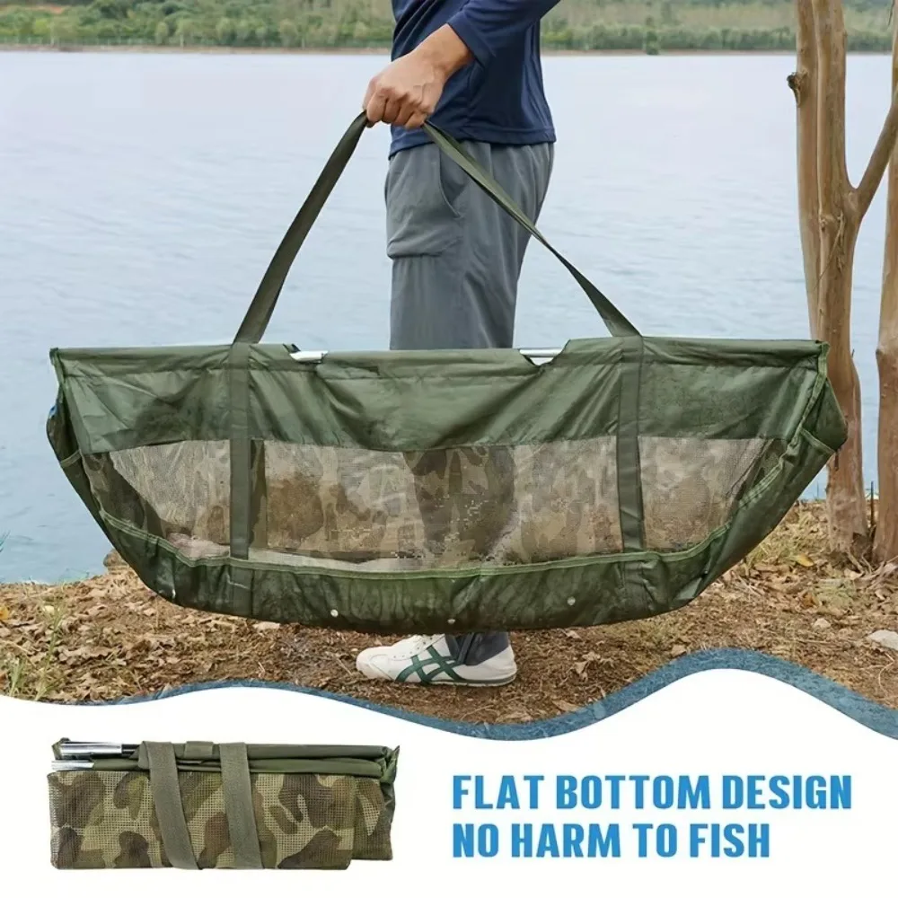1PC Foldable Dual-Use Mesh Carrier – Livewell Weighing & Transport Bag, Essential Tool for Lure Fishing Catch Weighing
1PC Foldable Dual-Use Mesh Carrier – Livewell Weighing & Transport Bag, Essential Tool for Lure Fishing Catch Weighing