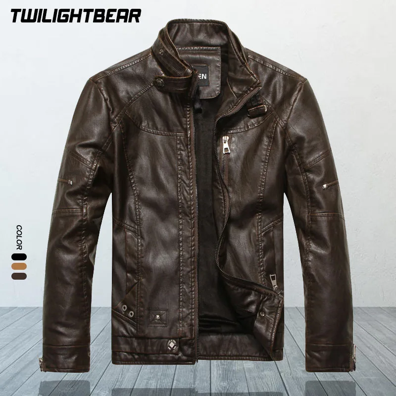 Classic Men's Leather Jacket Oversize Winter Fleece Motorcycle Jacket Caots PU Leather Biker Jacket Men Clothing Coat 5XL AF8822
Classic Men's Leather Jacket Oversize Winter Fleece Motorcycle Jacket Caots PU Leather Biker Jacket Men Clothing Coat 5XL AF8822