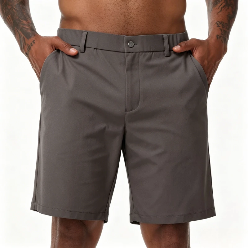 Business Casual Work Shorts Men Summer Fashion Straight Elastic Thin Short Formal Suit Pants High Quality Male Workwear Clothes
Business Casual Work Shorts Men Summer Fashion Straight Elastic Thin Short Formal Suit Pants High Quality Male Workwear Clothes