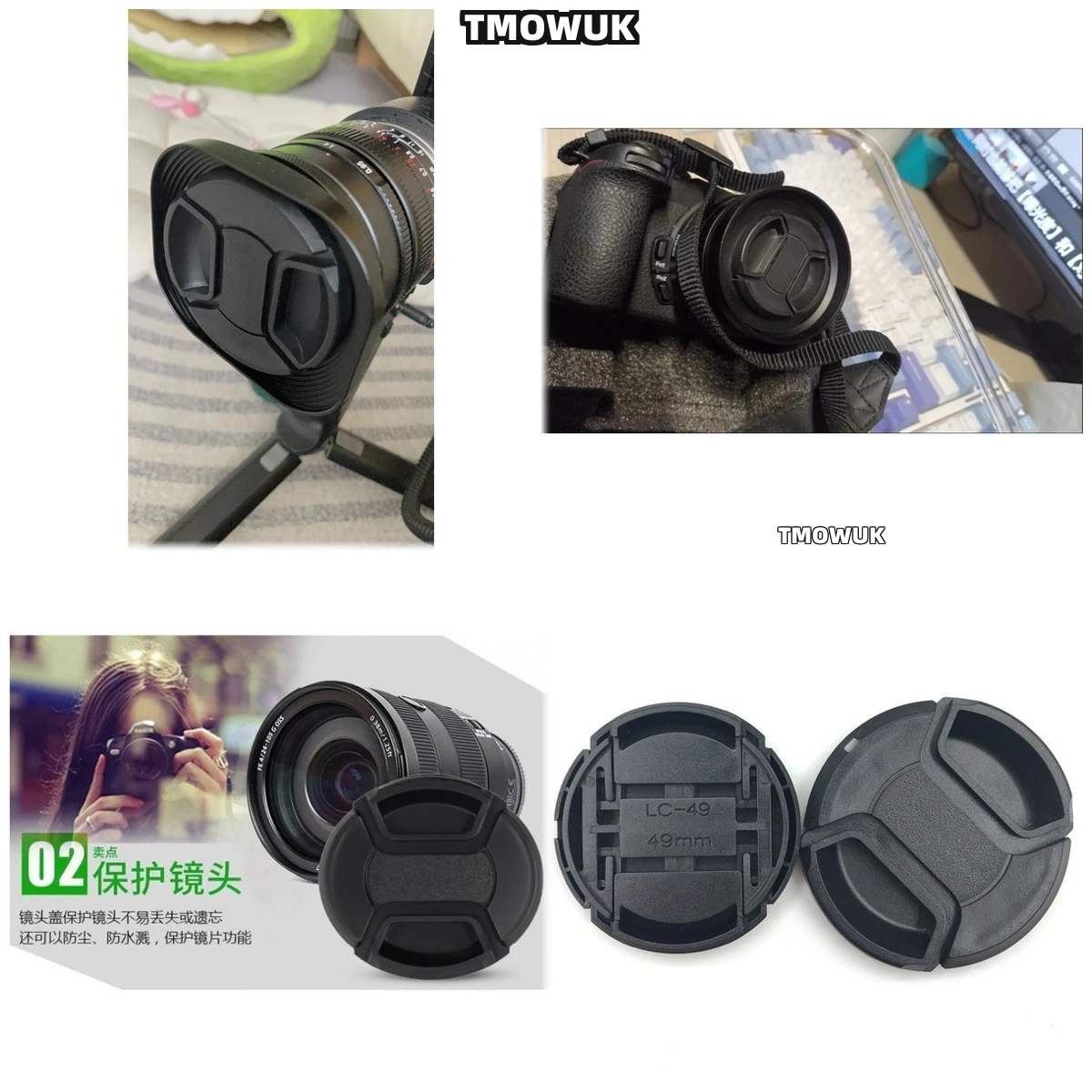 For Leica M9 M10 - P Q2 Monochrom TL TL2 SL2 - S X2 R5 R6 S - E Camera Lens Cap Protective Cover Center Pinch Snap-on 49mm 52 55
For Leica M9 M10 - P Q2 Monochrom TL TL2 SL2 - S X2 R5 R6 S - E Camera Lens Cap Protective Cover Center Pinch Snap-on 49mm 52 55