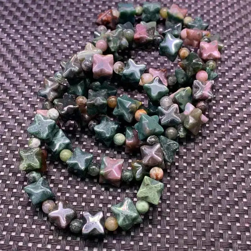 Natural Moss Agate Merkaba Bead Bracelet Charms Strand Exquisite For Women Jewelry Gift Crystal Energy Gift 1PCS
Natural Moss Agate Merkaba Bead Bracelet Charms Strand Exquisite For Women Jewelry Gift Crystal Energy Gift 1PCS