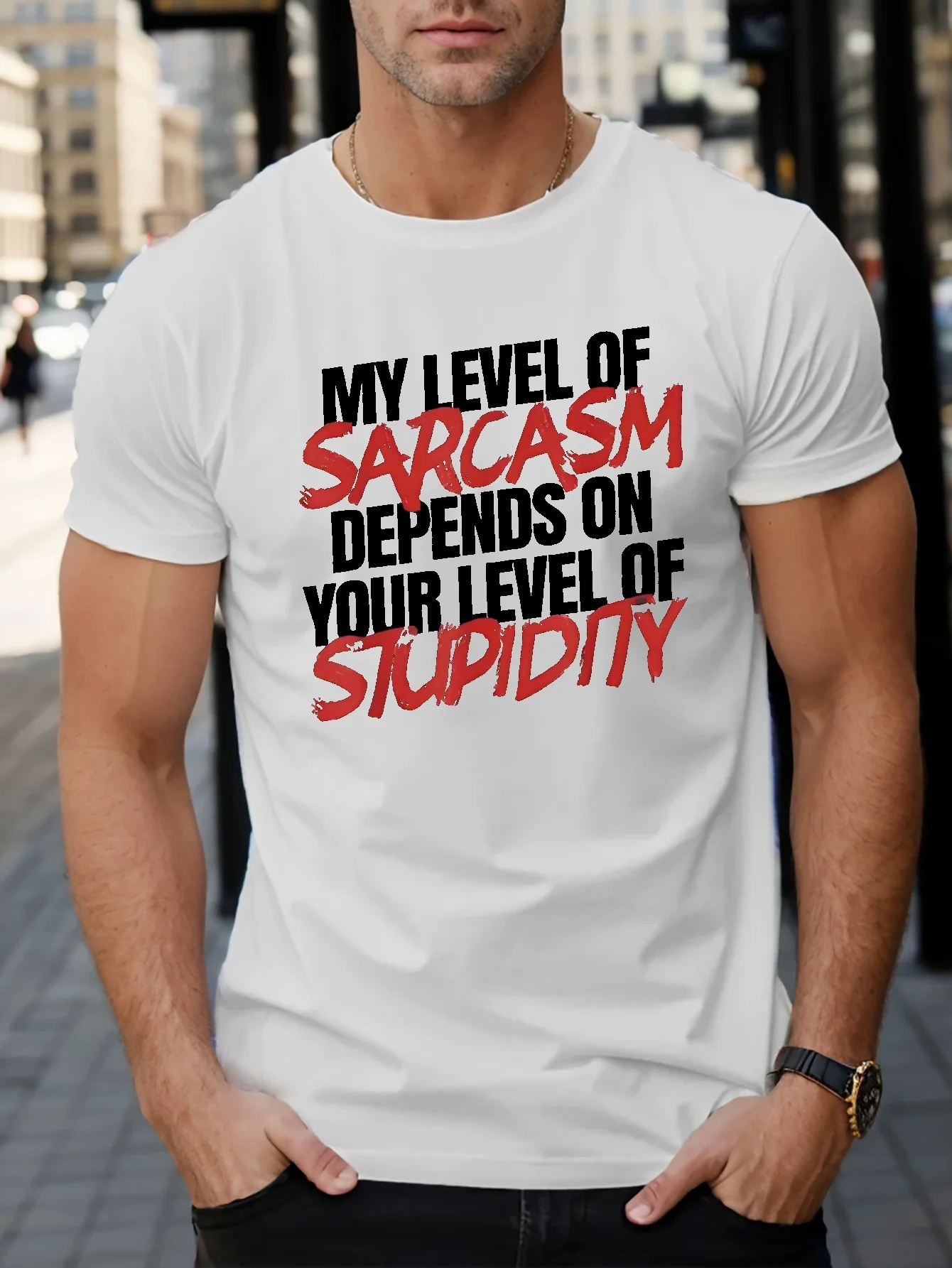 Мужские футболки с короткими рукавами и сарказмским принтом, удобные повседневные дышащие топы для мужских фитнес-тренировок, бега
Мужские футболки с короткими рукавами и сарказмским принтом, удобные повседневные дышащие топы для мужских фитнес-тренировок, бега