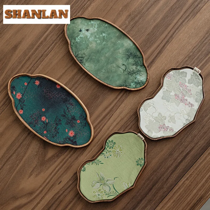 Walnut Ruyi Pot Bearing Holder Aesthetic Pot Base Gaiwan Tray Dry Brew Table Tea Tray Drinkware Accessories Decoration Supplies
Walnut Ruyi Pot Bearing Holder Aesthetic Pot Base Gaiwan Tray Dry Brew Table Tea Tray Drinkware Accessories Decoration Supplies