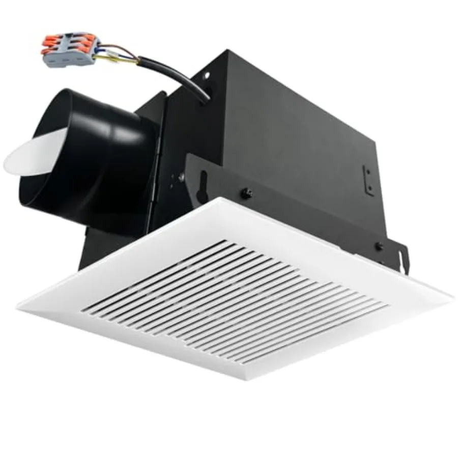 Bathroom Exhaust and Ventilation Fan Ultra-quiet Bath Fan Ceiling Mount Exhaust Fan 1.2Sones Household Bathroom Vent Exhaust Fa
Bathroom Exhaust and Ventilation Fan Ultra-quiet Bath Fan Ceiling Mount Exhaust Fan 1.2Sones Household Bathroom Vent Exhaust Fa