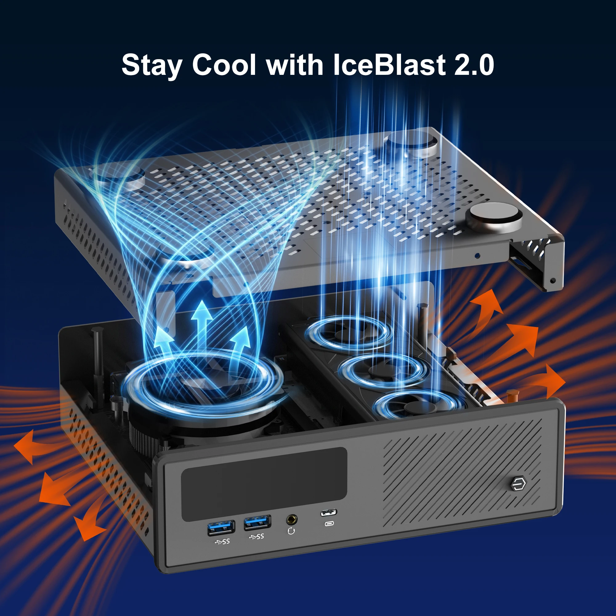 Intel ultra 5 135H HYSTOU GT-U Mini Gaming PC RTX 5050 DDR5 SSD 5*USB3.2+3USB2.0 HDMI DP Tpye-C 2*RJ45 LAN Win10/11 Linux
Intel ultra 5 135H HYSTOU GT-U Mini Gaming PC RTX 5050 DDR5 SSD 5*USB3.2+3USB2.0 HDMI DP Tpye-C 2*RJ45 LAN Win10/11 Linux
