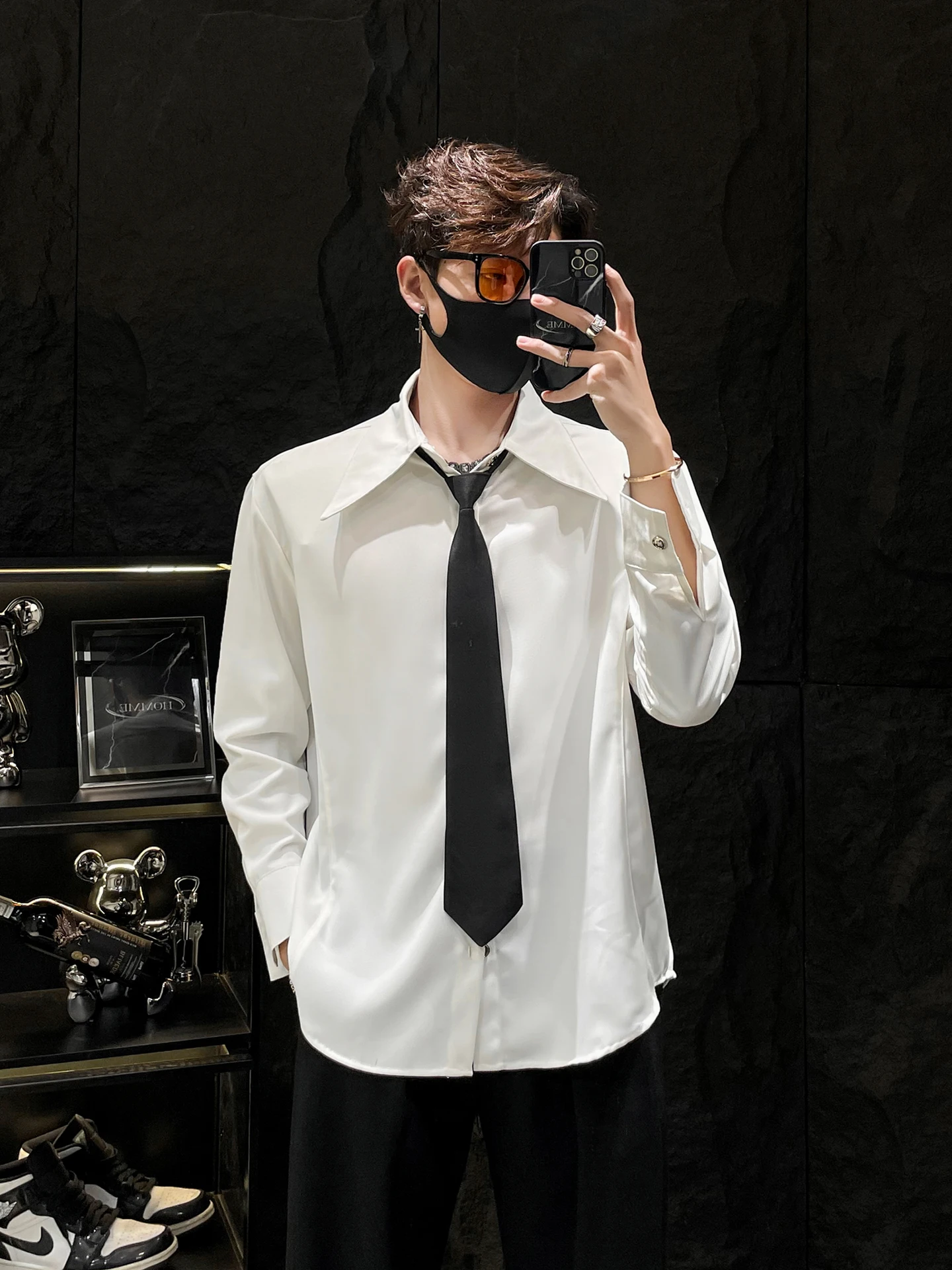 HOMME Мужские повседневные длинные подушечки Sve irt Drapey Feel Loose Fit irt Нет глажки Полиэфирное волокно irt
HOMME Мужские повседневные длинные подушечки Sve irt Drapey Feel Loose Fit irt Нет глажки Полиэфирное волокно irt