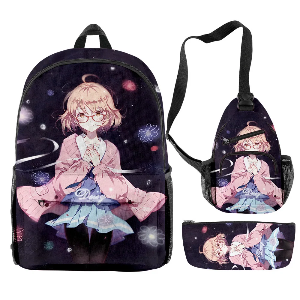 Trendy Popular Funny Beyond the Boundary 3D Print 3pcs/Set pupil School Bags Travel Laptop Backpack Chest Bag Pencil Case
Trendy Popular Funny Beyond the Boundary 3D Print 3pcs/Set pupil School Bags Travel Laptop Backpack Chest Bag Pencil Case