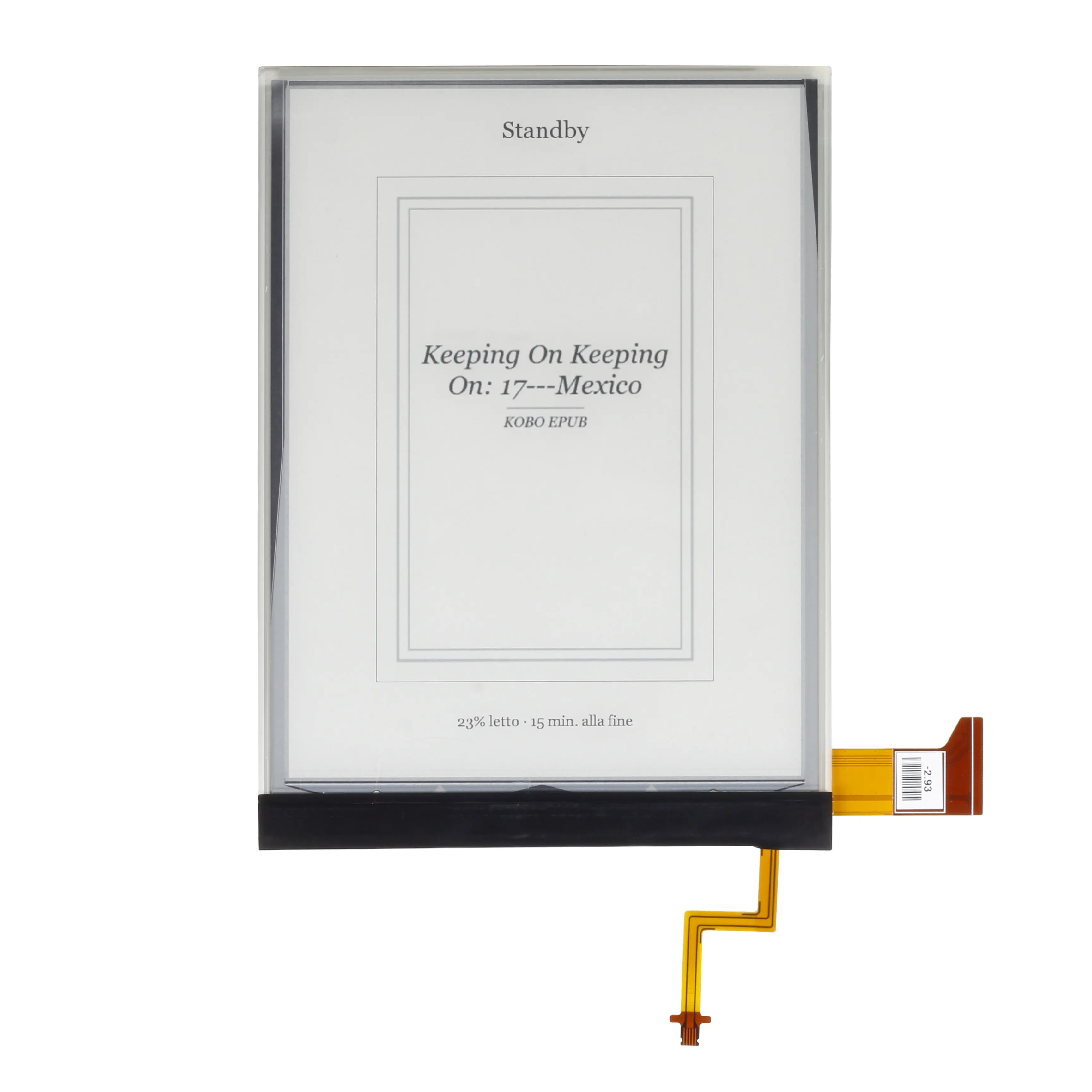 New 6 inch Eink ED060XCG with Backlight without touch Screen For Reader Ebook eReader Display
New 6 inch Eink ED060XCG with Backlight without touch Screen For Reader Ebook eReader Display