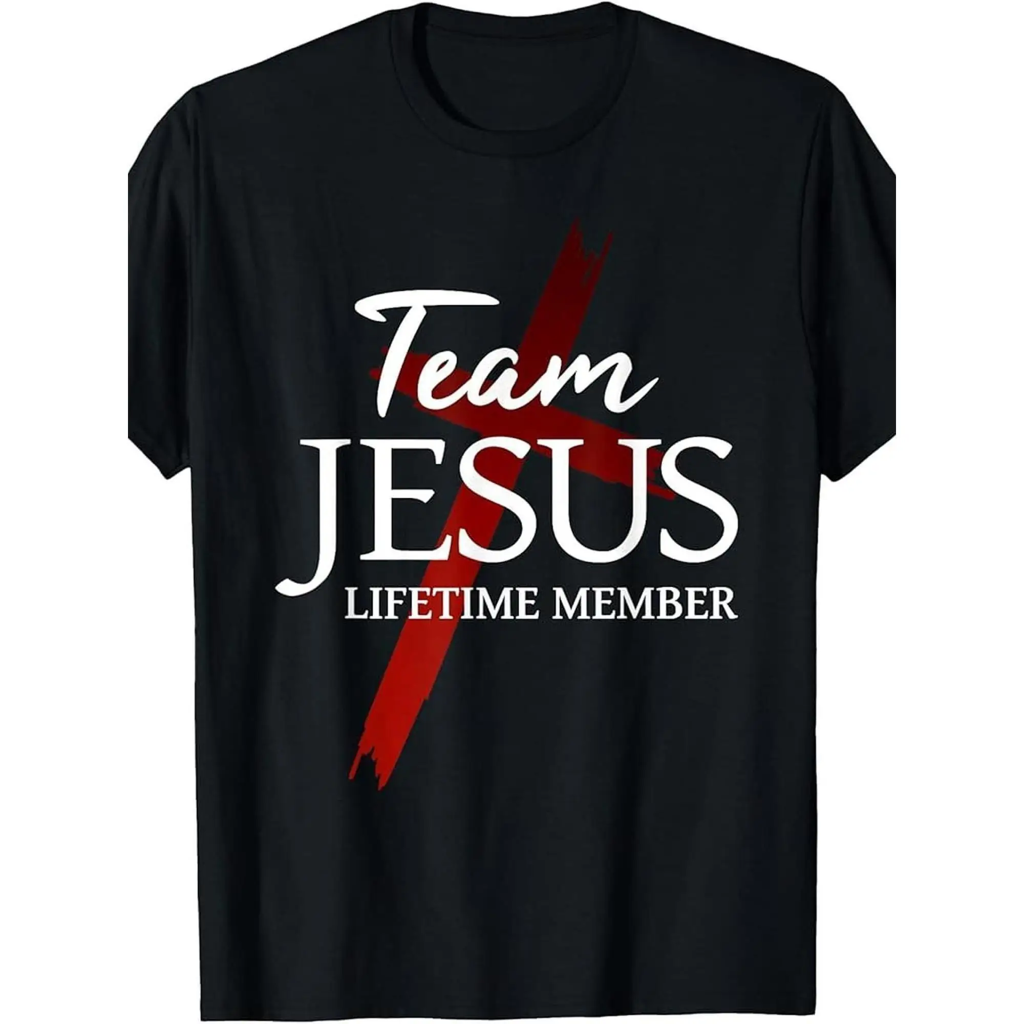 Women'S Vintage-Style Cotton T-Shirt with Team Jesus Print - Breathable, Crew Neck, Short Sleeve Tee for All Seasons
Women'S Vintage-Style Cotton T-Shirt with Team Jesus Print - Breathable, Crew Neck, Short Sleeve Tee for All Seasons