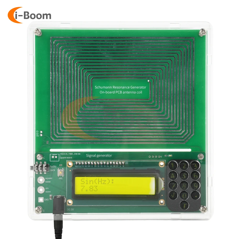 0.01Hz~1MHZ Signal Generator Adjustable Frequency 7.83 Schumann Wave Generator Sine Signal Generator Schumann Signal Generator
0.01Hz~1MHZ Signal Generator Adjustable Frequency 7.83 Schumann Wave Generator Sine Signal Generator Schumann Signal Generator