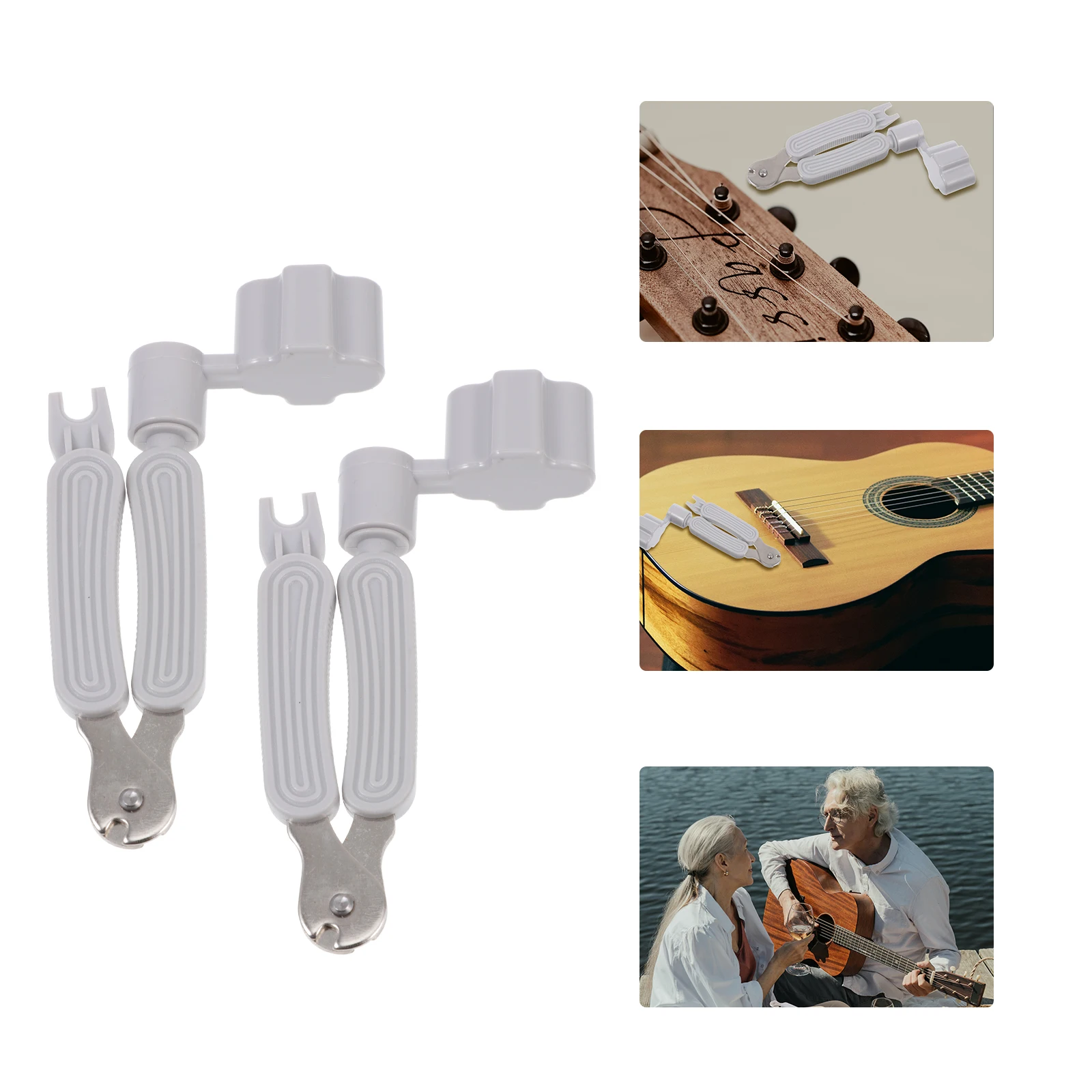 2 Pcs Guitar String Winder Bridge Pin Puller Tool Durable Metal Plastic Scissors Maintenance Accessory
2 Pcs Guitar String Winder Bridge Pin Puller Tool Durable Metal Plastic Scissors Maintenance Accessory