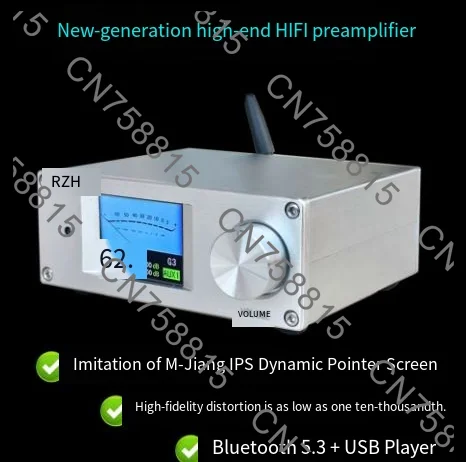 HIFI Preamp Bluetooth 5.3 USB Player PCM5102 Independent Decoding with 2.4inch TFT Pointer Screen
HIFI Preamp Bluetooth 5.3 USB Player PCM5102 Independent Decoding with 2.4inch TFT Pointer Screen