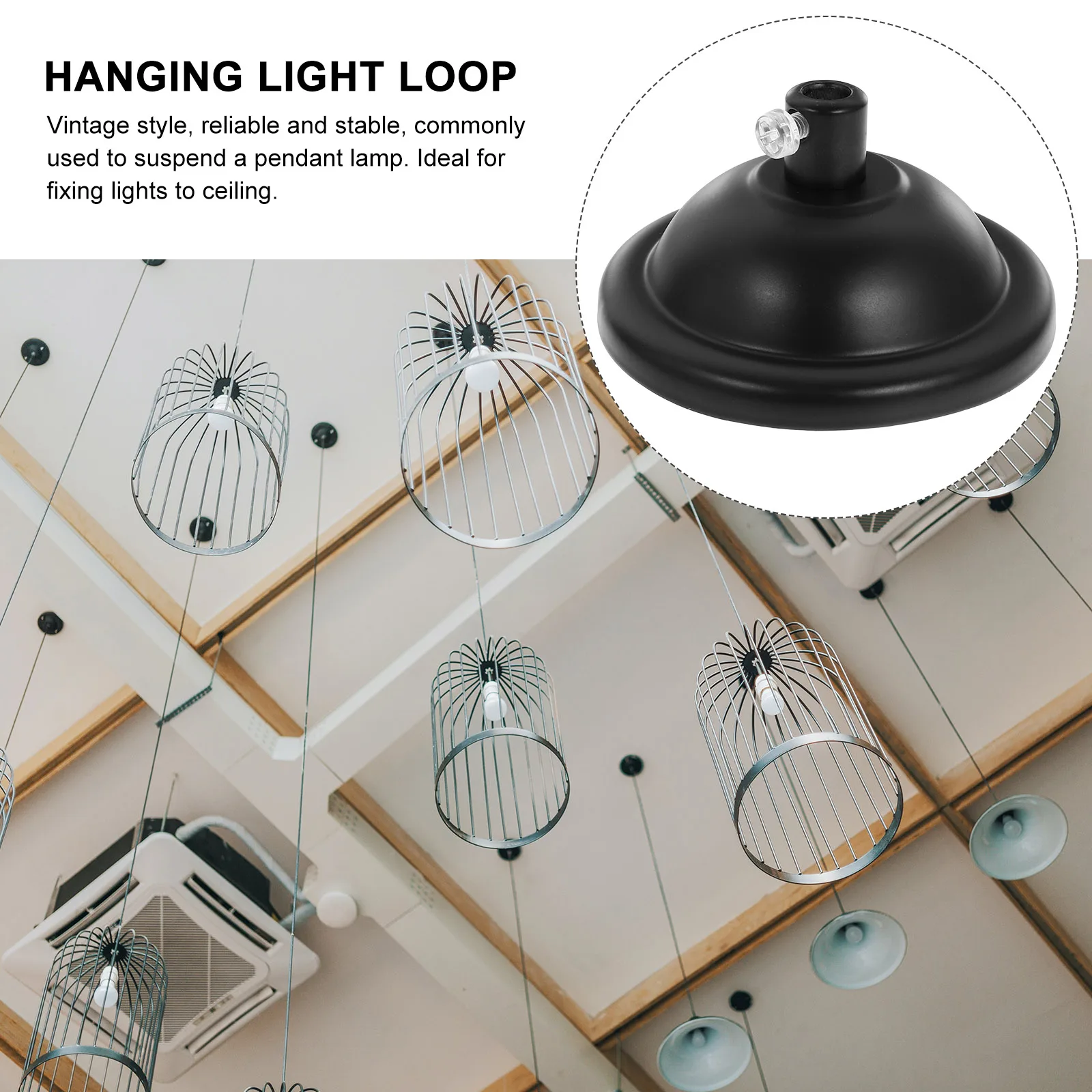 2Pcs 130mm Black Retro Ceiling Plate Lamp Cover Hook Zinc Alloy Mounting Fixture Pendant Light Parts Ch Canopy Kit
2Pcs 130mm Black Retro Ceiling Plate Lamp Cover Hook Zinc Alloy Mounting Fixture Pendant Light Parts Ch Canopy Kit