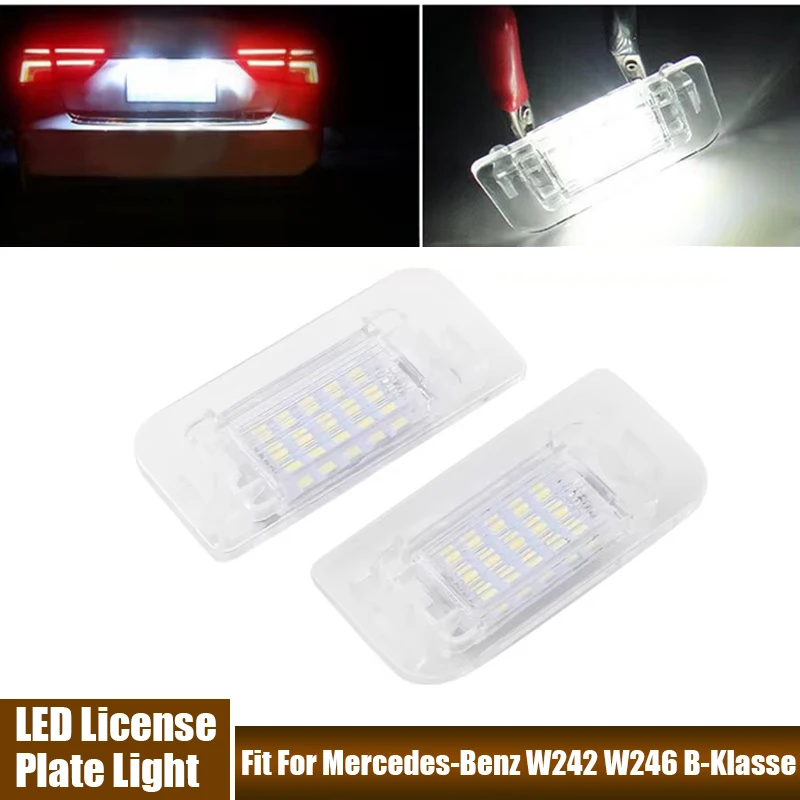 2Pcs White Led Rear Number License Plate Lights Fit For Mercedes-Benz W242 W246 B-Klasse A2468201566 12V Car Lights Accessories
2Pcs White Led Rear Number License Plate Lights Fit For Mercedes-Benz W242 W246 B-Klasse A2468201566 12V Car Lights Accessories