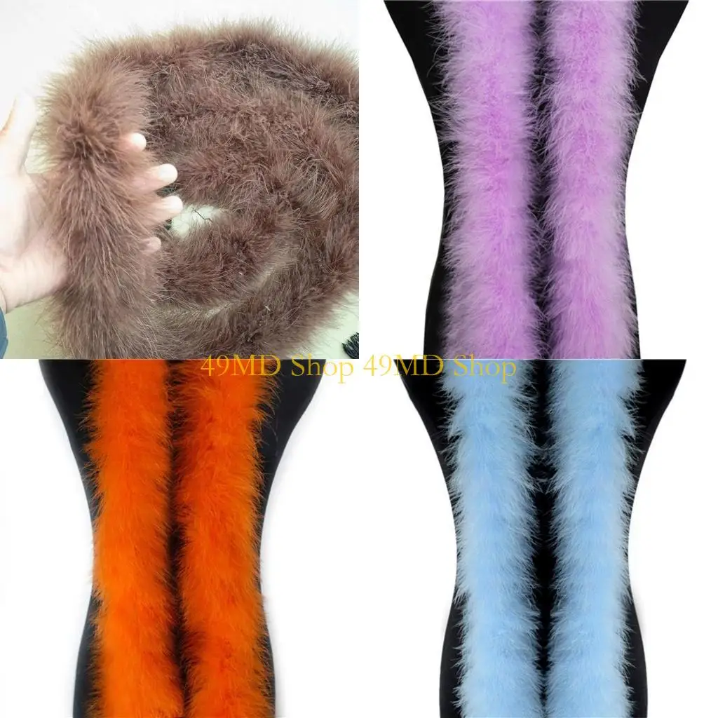 49MD 2 Yards Feathers Trims Ostrich-Feathers Trim for Concert Dress DIY Sewing Crafts
49MD 2 Yards Feathers Trims Ostrich-Feathers Trim for Concert Dress DIY Sewing Crafts