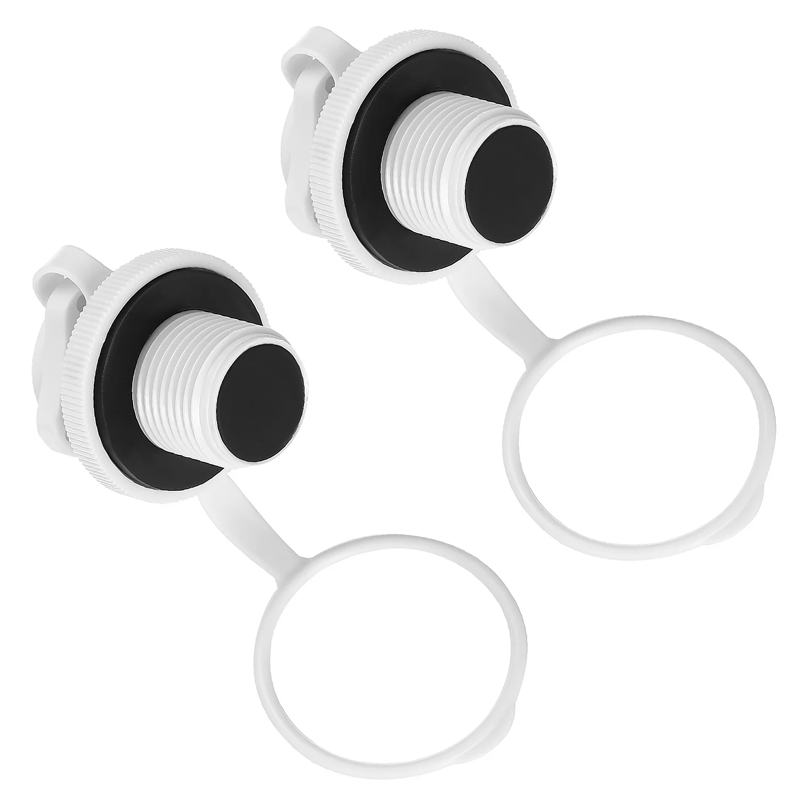 2pcs Inflatable Boat Air Valves Replacement Screw Valves For Kayak Air Mattress Universal Fit Durable Plastic Boston Valve 
2pcs Inflatable Boat Air Valves Replacement Screw Valves For Kayak Air Mattress Universal Fit Durable Plastic Boston Valve