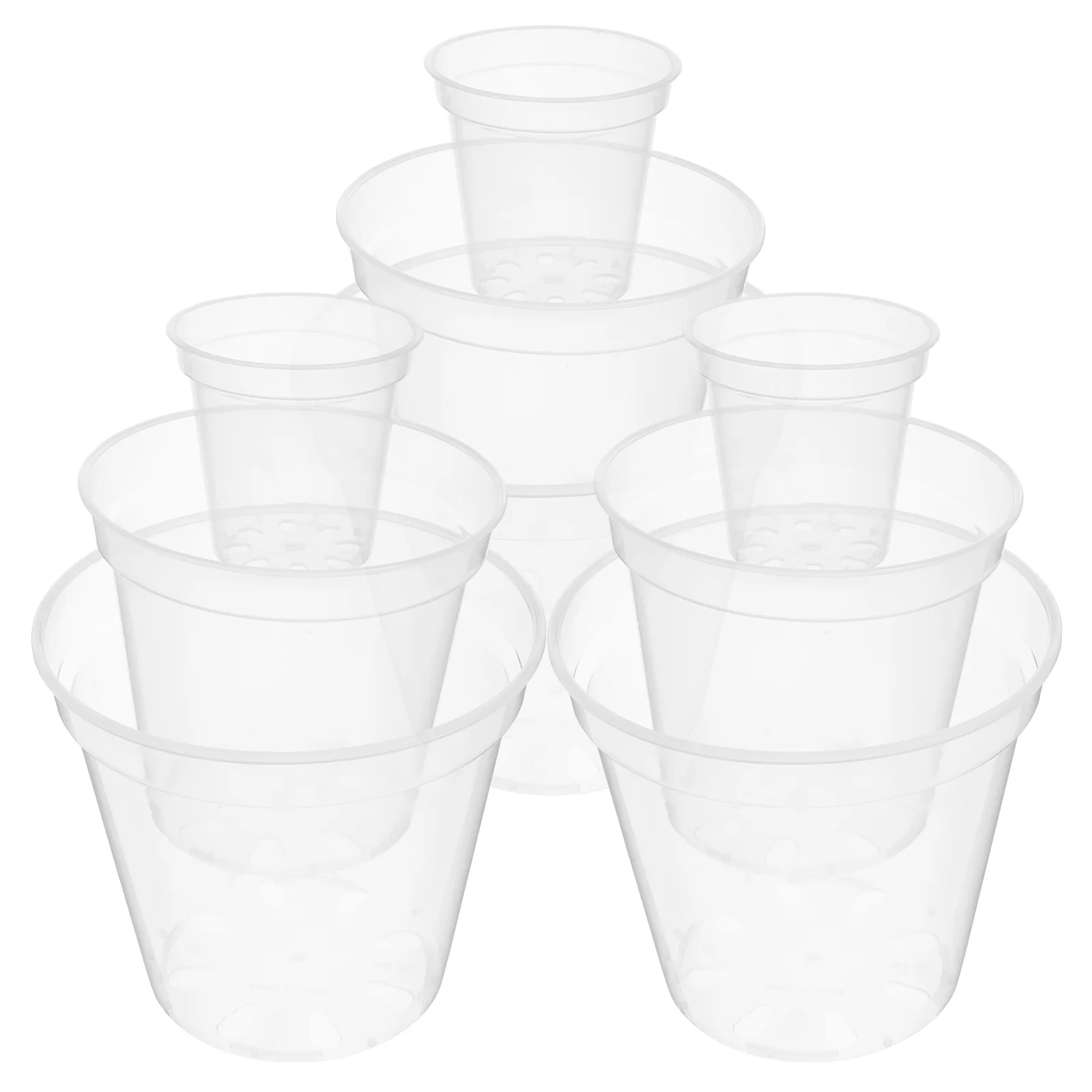 9 Pcs Transparent Garden Plant and Flower Planting Pot Set with Drainage Holes 9pcs Clear Orchid Pots Floral Containers
9 Pcs Transparent Garden Plant and Flower Planting Pot Set with Drainage Holes 9pcs Clear Orchid Pots Floral Containers