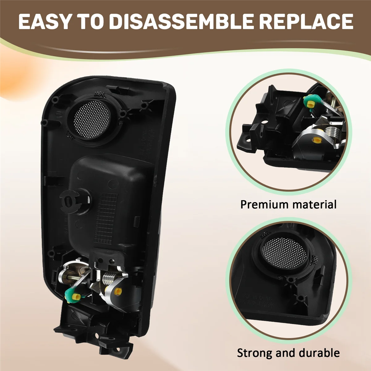 #400V Car Interior Door Handle Rear Right Knob Hand Handle For Ssangyong (black)
#400V Car Interior Door Handle Rear Right Knob Hand Handle For Ssangyong (black)