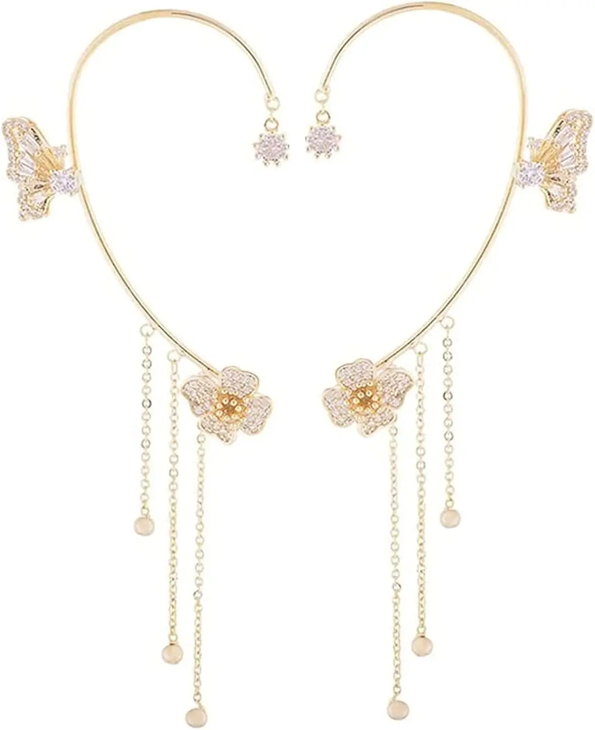 Butterfly Tassel Style Zircon Earrings,Butterfly Flowers Tassel Earrings,Long Shiny Zircon No
Butterfly Tassel Style Zircon Earrings,Butterfly Flowers Tassel Earrings,Long Shiny Zircon No