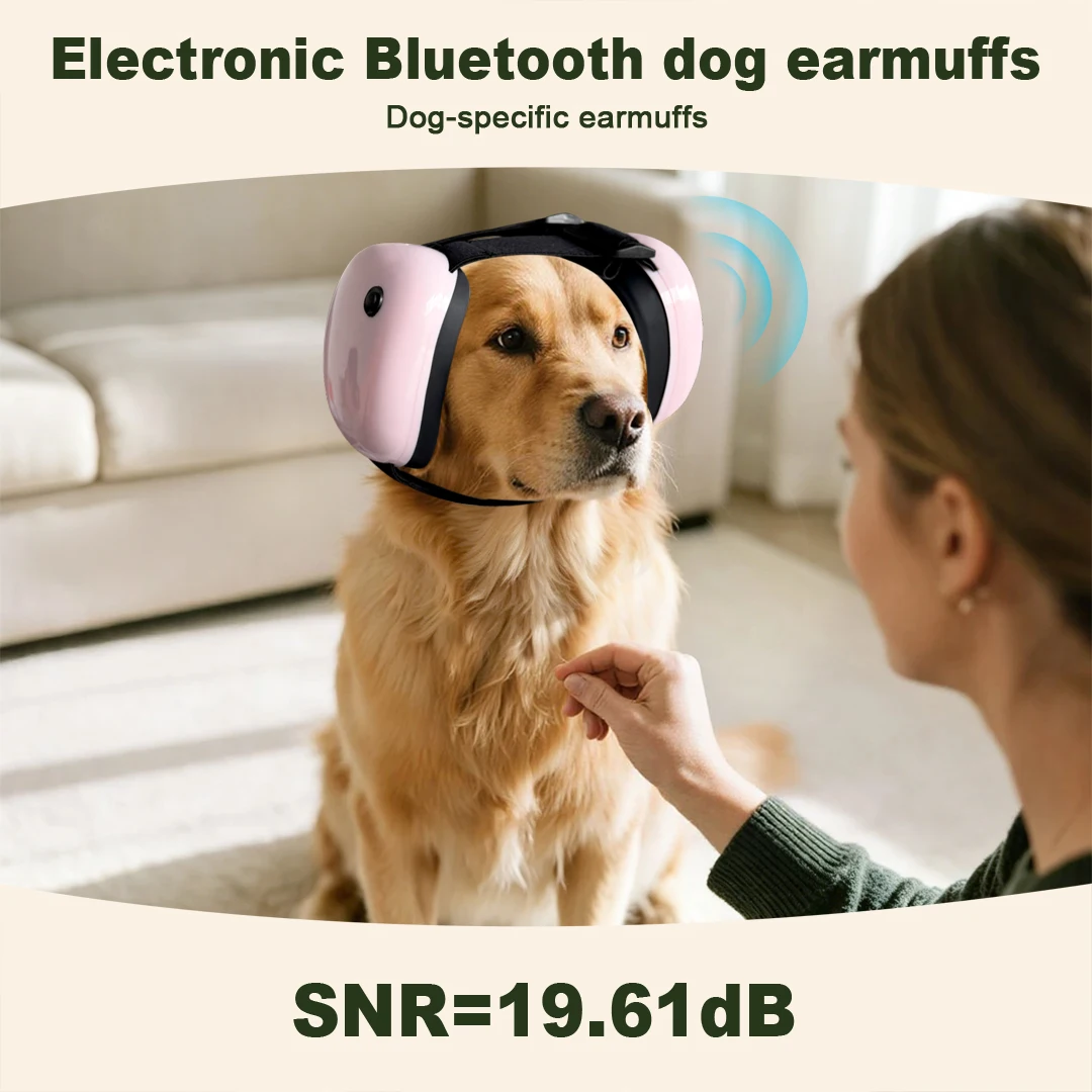 XYM Bluetooth Dog Earmuffs Noise Reduction Pet Ear Protection Headphones for Dogs, Rechargeable Calming Music Anxiety Relief
XYM Bluetooth Dog Earmuffs Noise Reduction Pet Ear Protection Headphones for Dogs, Rechargeable Calming Music Anxiety Relief
