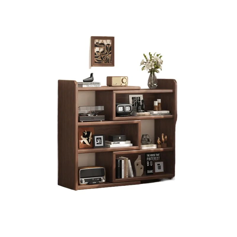 Solid wood bookshelf floor-to-ceiling retractable integrated low bookcase household living room corner shelf against the wall
Solid wood bookshelf floor-to-ceiling retractable integrated low bookcase household living room corner shelf against the wall