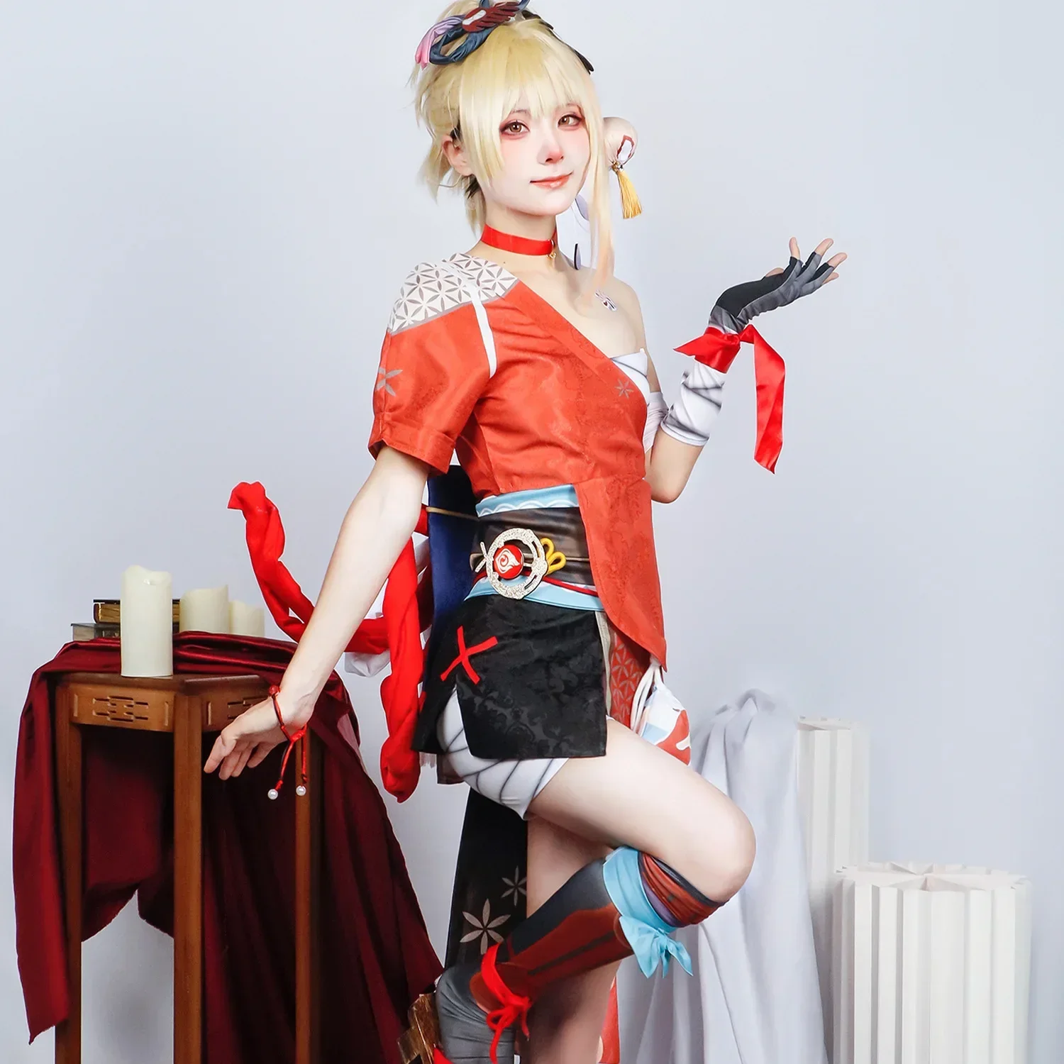 Genshin Impact Yoimiya Cosplay Costume Adult Carnival Uniform Anime Wig Halloween Party Costumes Masquerade Women Game
Genshin Impact Yoimiya Cosplay Costume Adult Carnival Uniform Anime Wig Halloween Party Costumes Masquerade Women Game