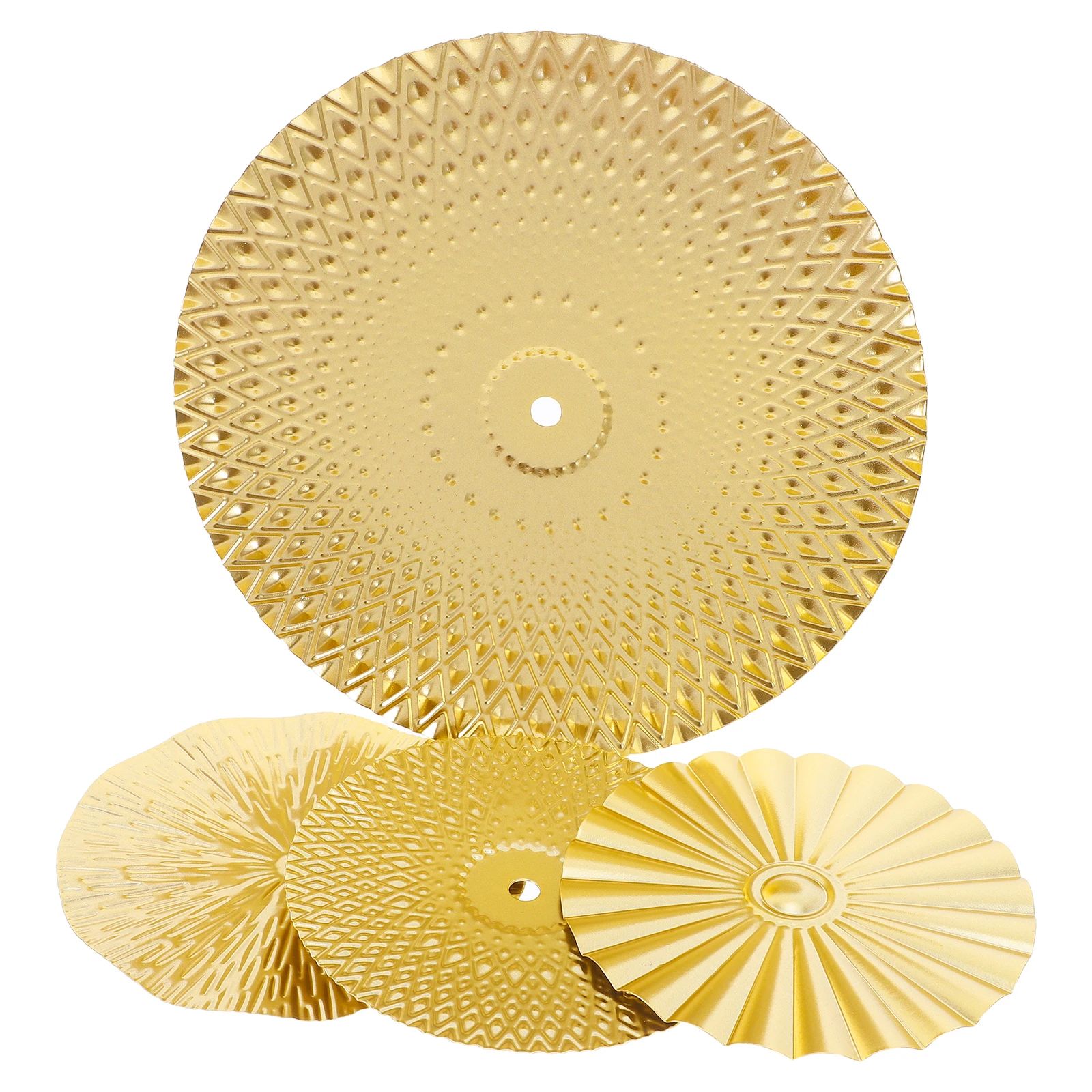 4 Pcs Metal Wall Hanging Decoration Ornaments Modern for Living Room Circular Plate Plates Circle Iron Sunburst Home
4 Pcs Metal Wall Hanging Decoration Ornaments Modern for Living Room Circular Plate Plates Circle Iron Sunburst Home