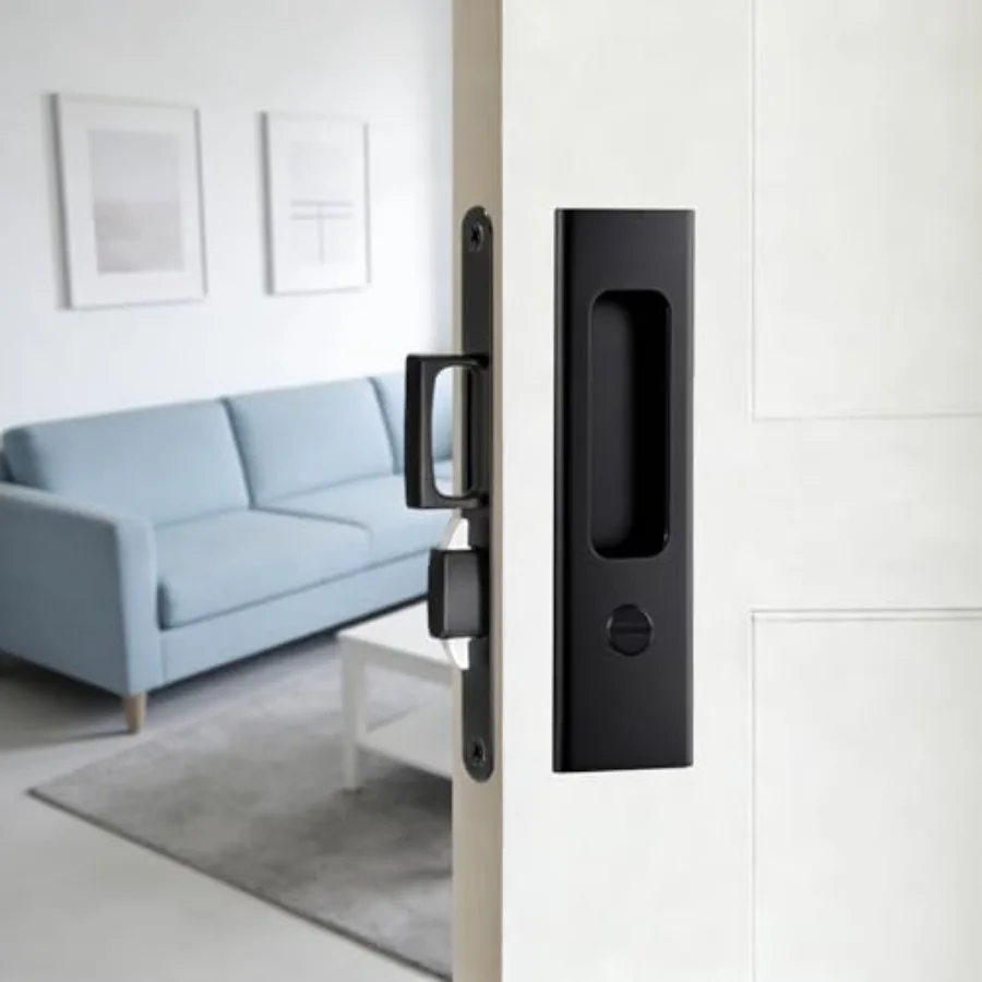Privacy Pocket Door Lock Hardware, Invisible Sliding Door Lock, Recessed Handle Latch, Double Barn Door Lock, Invisible Furnitu
Privacy Pocket Door Lock Hardware, Invisible Sliding Door Lock, Recessed Handle Latch, Double Barn Door Lock, Invisible Furnitu